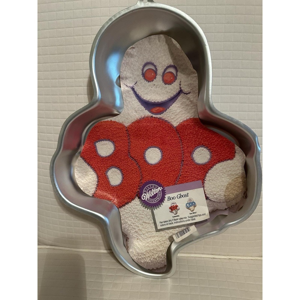 Wilton Boo Ghost Pan Vintage 1988 Aluminum Cake Desert Mold